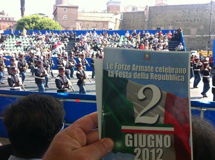Italia/ Roma. Le foto dei nostri lettori della 66a Festa della Repubblica Italiana, Ed. 2 Giugno 2012.