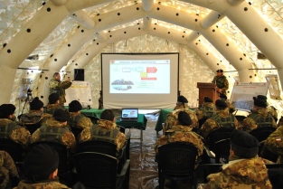 Esercitazione “Marmarica 2012”, condotta dal Posto Comando della Brigata Meccanizzata “Pinerolo” di Bari, dal 21° Reggimento Artiglieria “Trieste” di Foggia presso il poligono di Torre di Nebbia 2