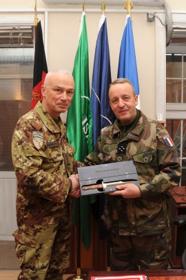 Kabul, Afghanistan. 22 January 2013. ISAF Chief of Staff handover/takeover ceremony