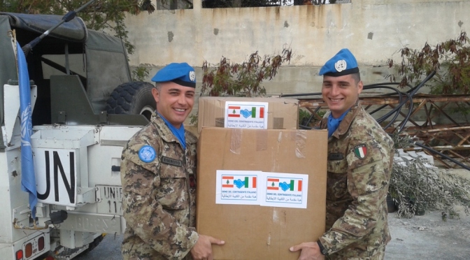Libano/ Shama. I “caschi blu” italiani per la sicurezza stradale e per il sociale con la cooperazione civile e militare